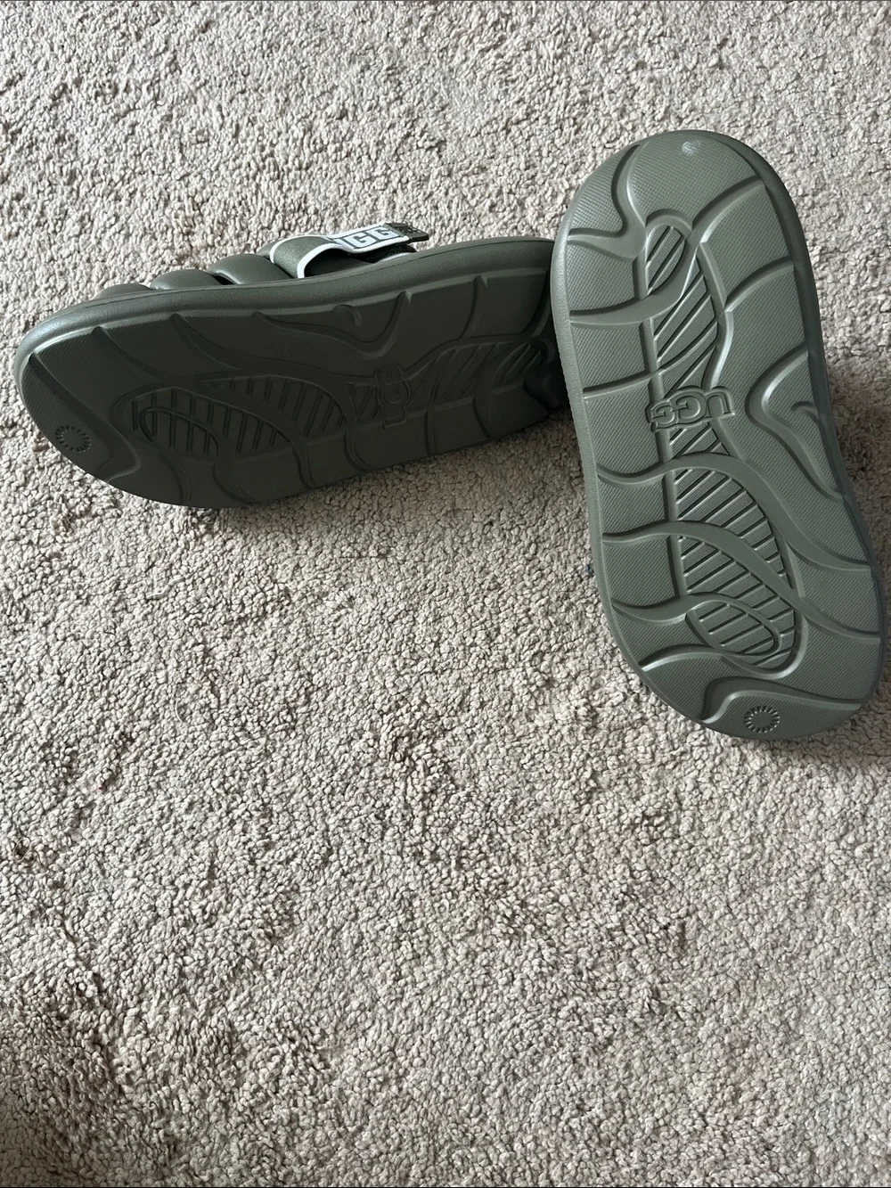 UGG Sport Yeah | Olive Green Platform Slide Sandals | Women’s Size 7 Never Worn